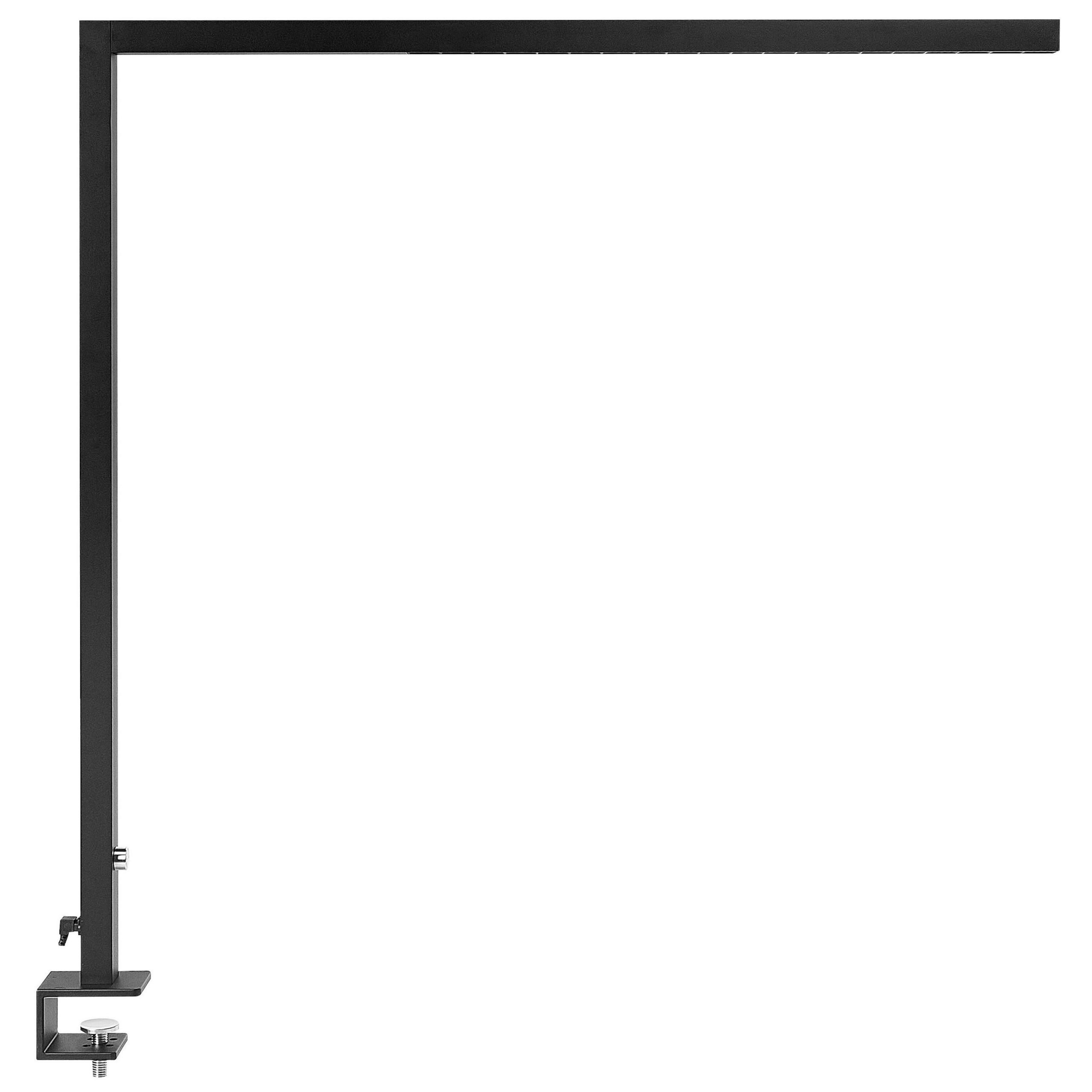 SCHREIBTISCHLAMPE Volans 4/121/120 cm - Schwarz, Metall (4/121/120cm) - Beliani