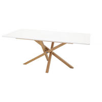 ESSTISCH PIAZZA Weiß 90x180x75 cm - Weiß, Holzwerkstoff (180/90/75cm) - FURNLUX