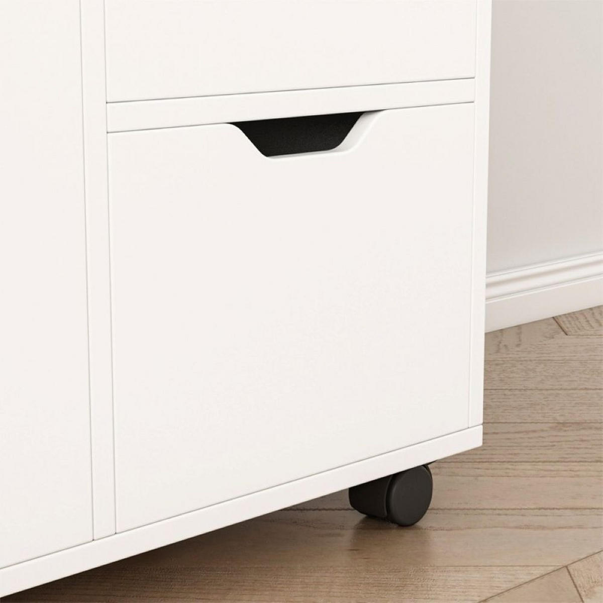 STANDSCHRANK, weiß 60/70/35cm - Weiß, Holzwerkstoff (60/70/35cm)