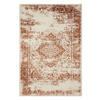 VINTAGE-TEPPICH Suki 60/120 cm - Creme/Orange, Kunststoff (60/120cm) - benuta
