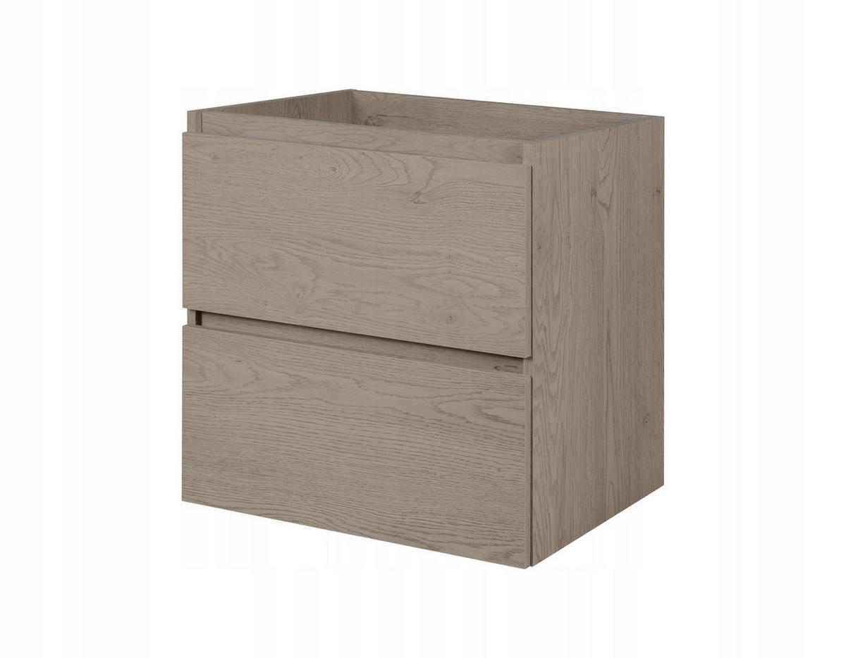 WASCHBECKUNTERSCHRANK SIMPLE mit Beinen 120cm Dunkel Eiche - Wildeiche, Holz (120/62/46cm) - Rodan