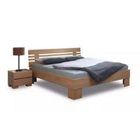 MASSIVHOLZBETT Buche Premium 01 / 200 x 200 cm / buche-natur-lackiert - Kernbuche, Holz (200/200cm) - BED BOX