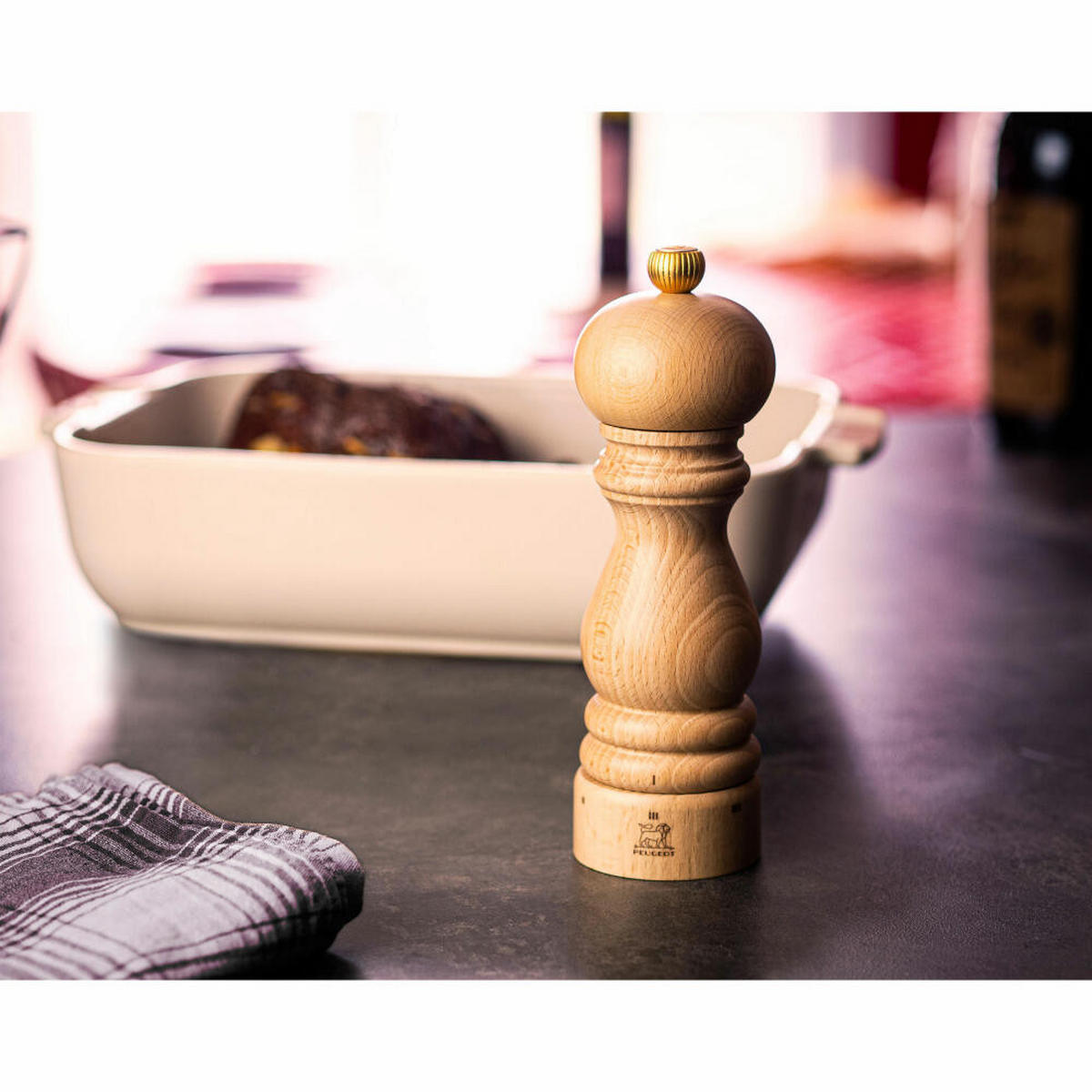 SALZMÜHLE Paris uSelect 18cm Buchenholz Natur Stahlmahlwerk - Braun, Holz (5.9/18/5.9cm) - PEUGEOT