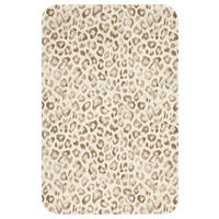 WC PŘEDLOŽKA Leopard - Classic - Béžová 40x60 cm - světle hnědá, textil/plast (40/1cm) - OnlyWow
