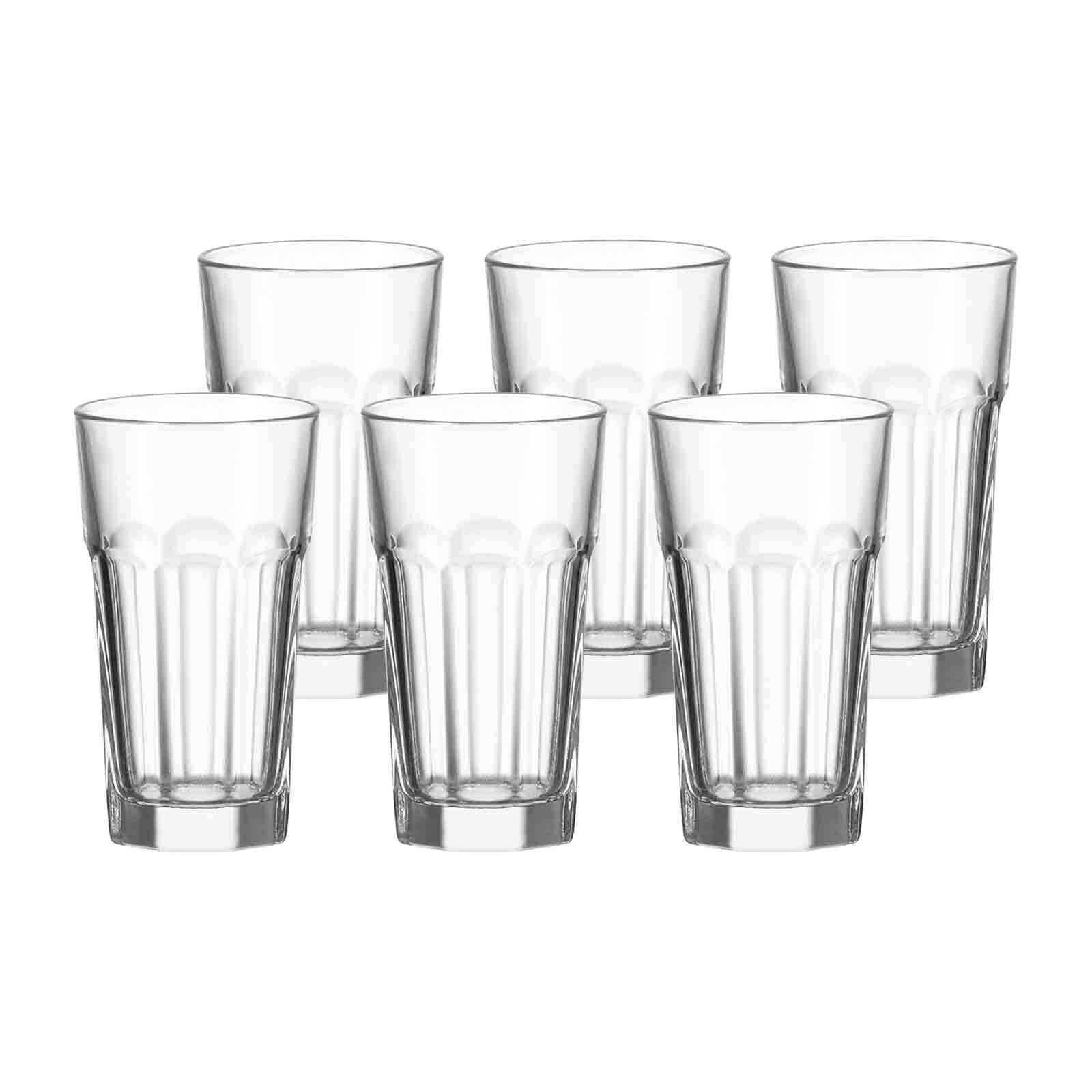 LONGDRINKGLÄSER Rock transparent 340 ml - Transparent, Glas (0.001L) - Leonardo Living