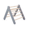 KLETTERDREIECK für Kinder, Montessori, Grau - Grau, Holz (59.5/59/60cm) - MeowBaby
