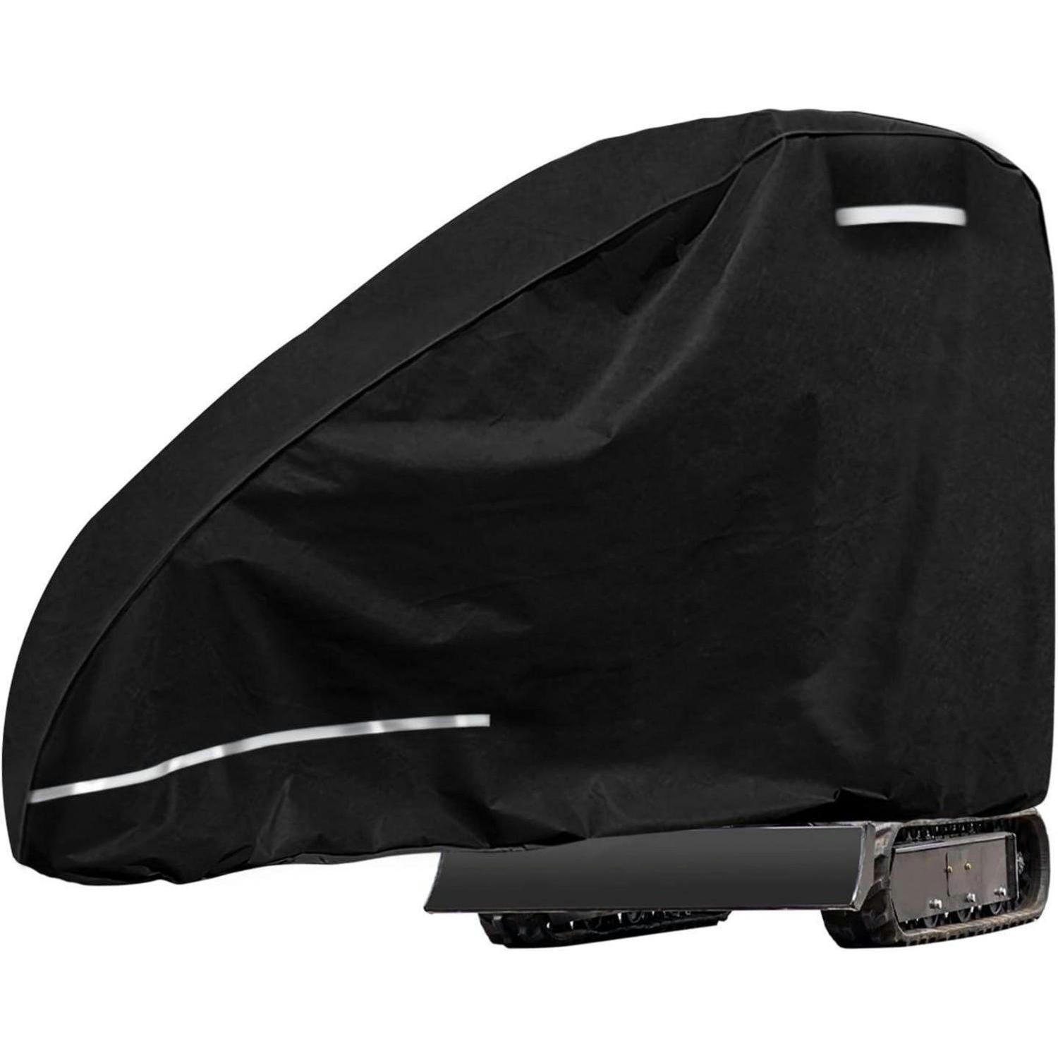 MINIBAGGER Abdeckplane 420D Oxford Schwarz für 800-1600kg - Schwarz, Textil (355/110/190cm)