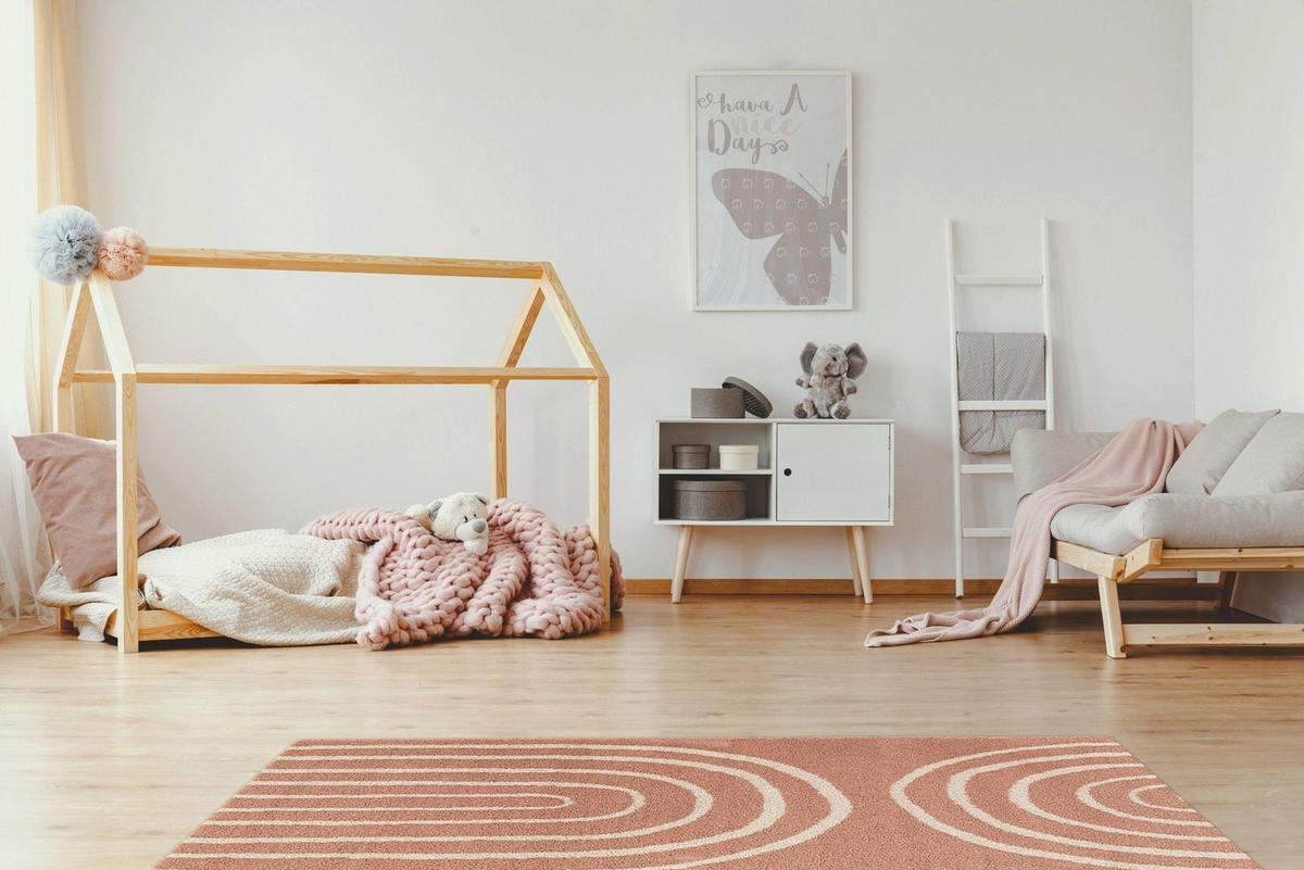KINDERTEPPICH dick und bequem rosa - Pink, Textil (140/200cm) - AFK Living