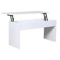 COUCHTISCH ARIZONA / 100x40cm - Weiß - Weiß, Holzwerkstoff (100/64/63cm) - Weber Industries