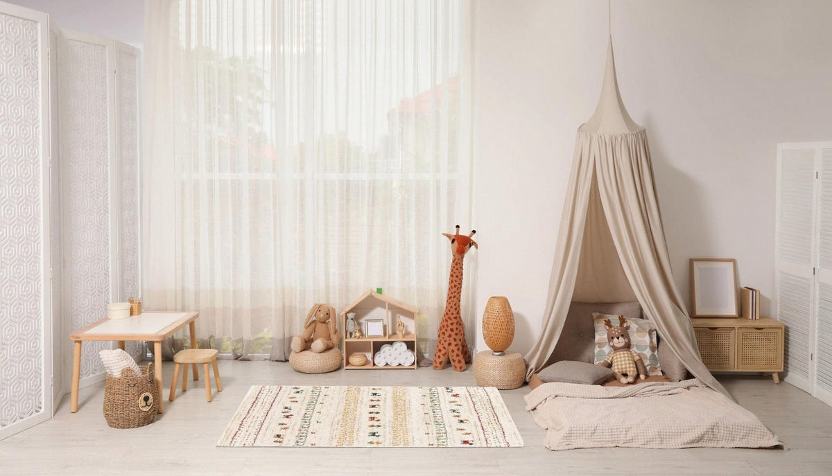 KINDERTEPPICH dicker und bequemer, beige beige - Beige, Textil (160/230cm) - AFK Living