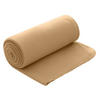 FLEECEDECKE beige 130/160 cm Kettelrand Anti-Pilling - Beige, Textil (130/160cm) - wometo