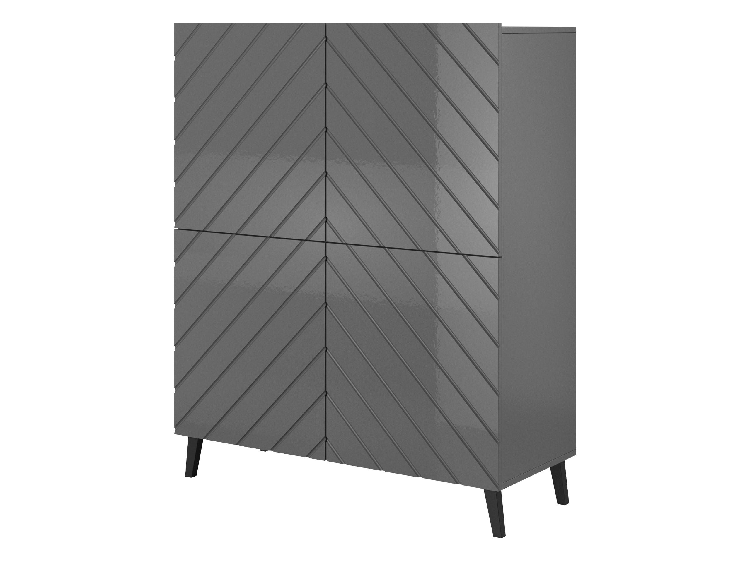 Mirjan24 Kommode Graphit 101x122x40 cm