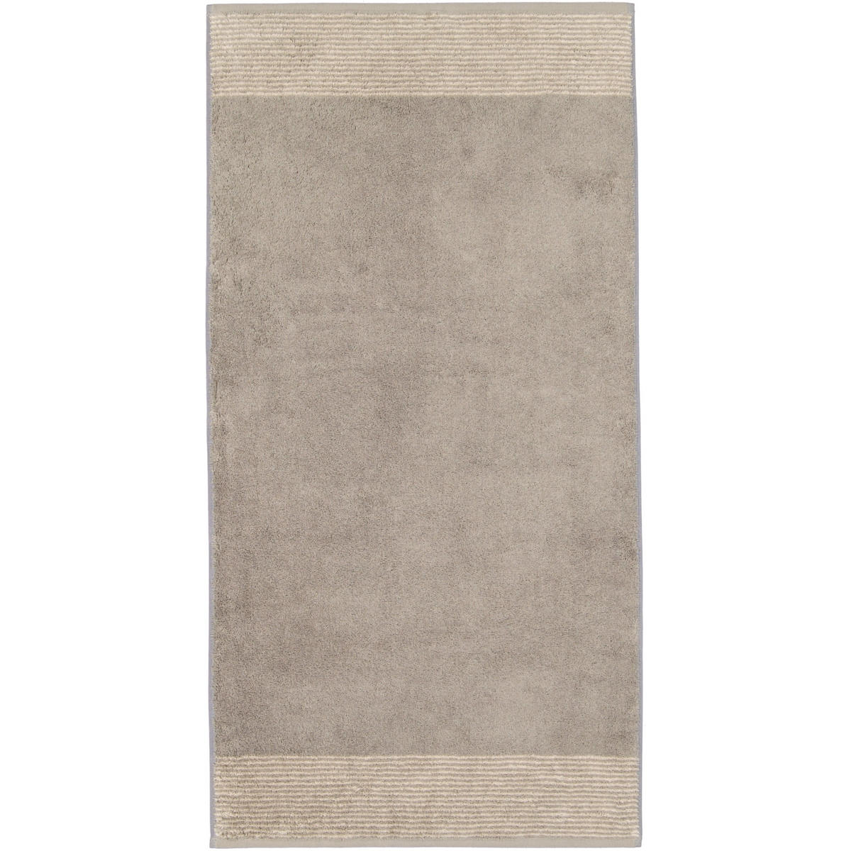 HANDTÜCHER LUXURY HOME TWO-TONE 590 GRAPHIT - 70 - Braun, Textil (30/50cm) - Cawö
