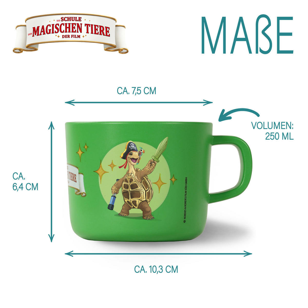 KINDER-TASSE Set 4-teilig - Rot, Kunststoff (0.25L) - Stoneline