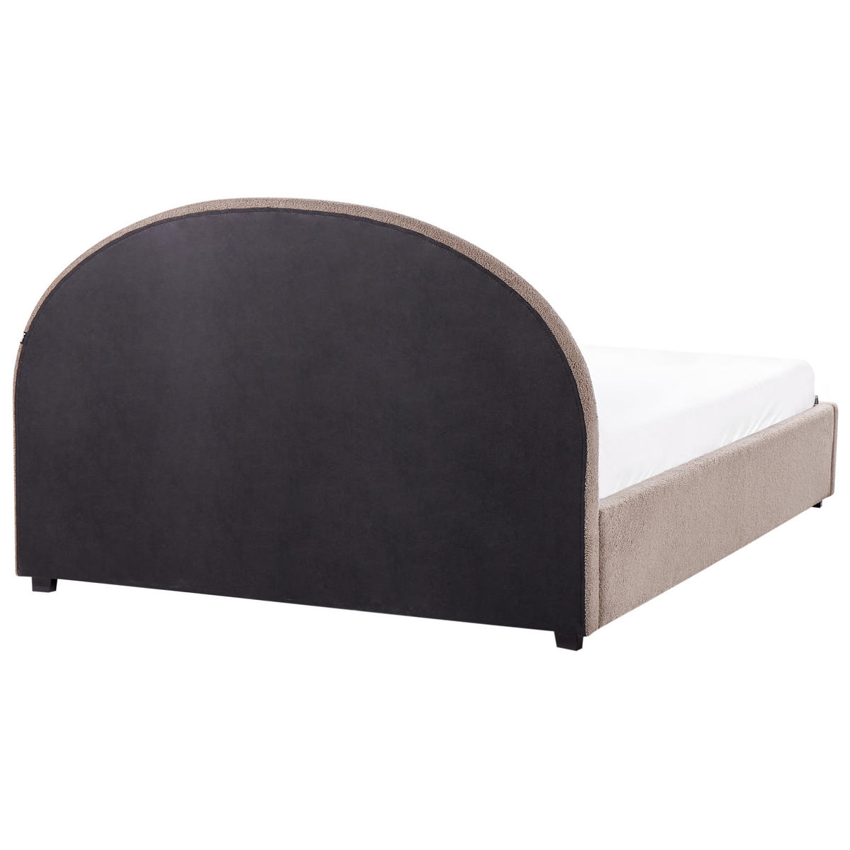 BETT mit Stauraum 160x200 cm Beige Vaucluse - Taupe, Textil (160/200cm) - Beliani