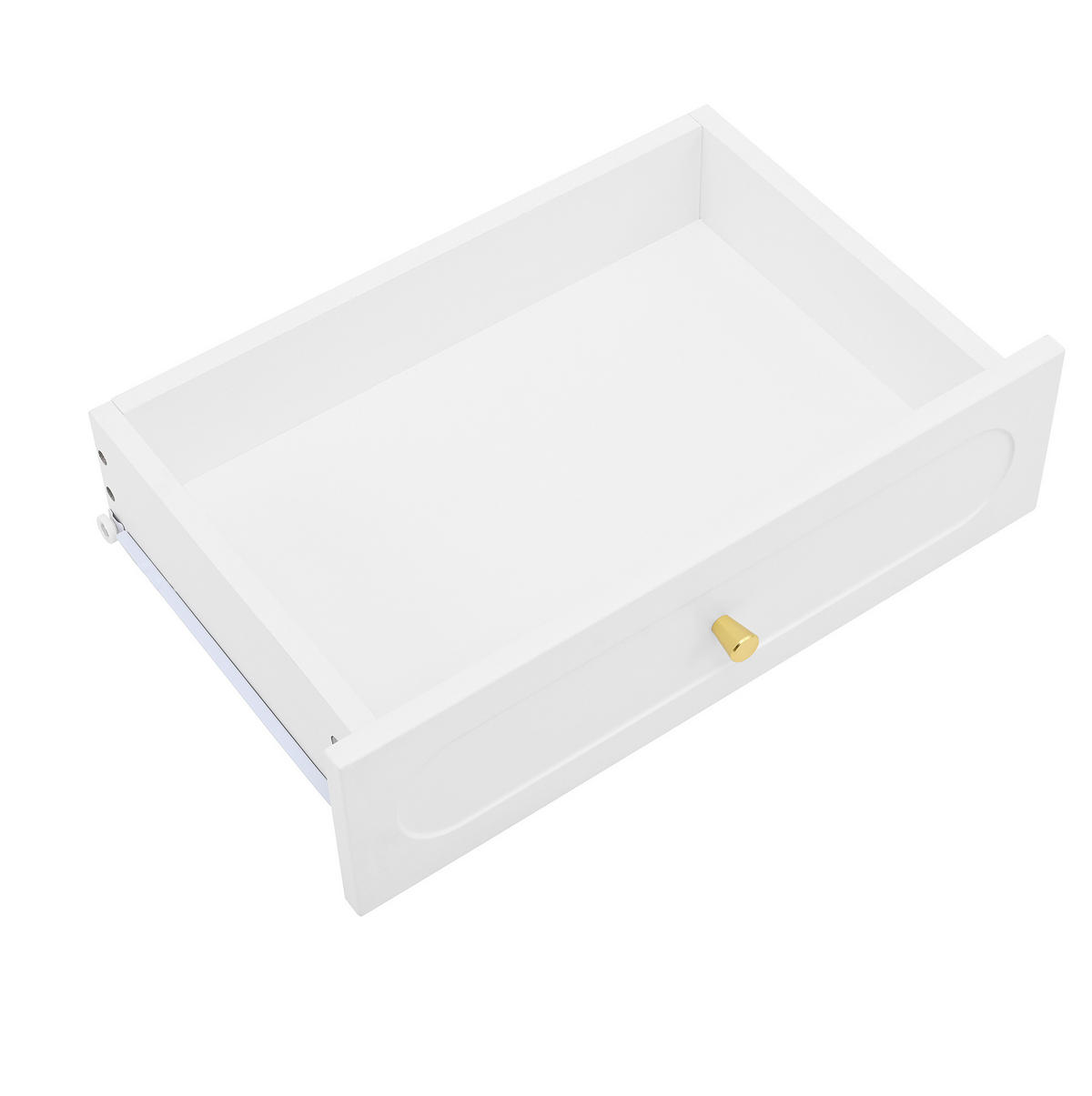 SCHMINKTISCH in Weiß Frisiertisch mit LED-Spiegel, 4 Schubladen & offenem Fach, für Schlafzimmer und Ankleidezimmer, B140/T40/H130cm - Weiß, Holzwerkstoff/Metall (140/130/40cm) - STILVORA