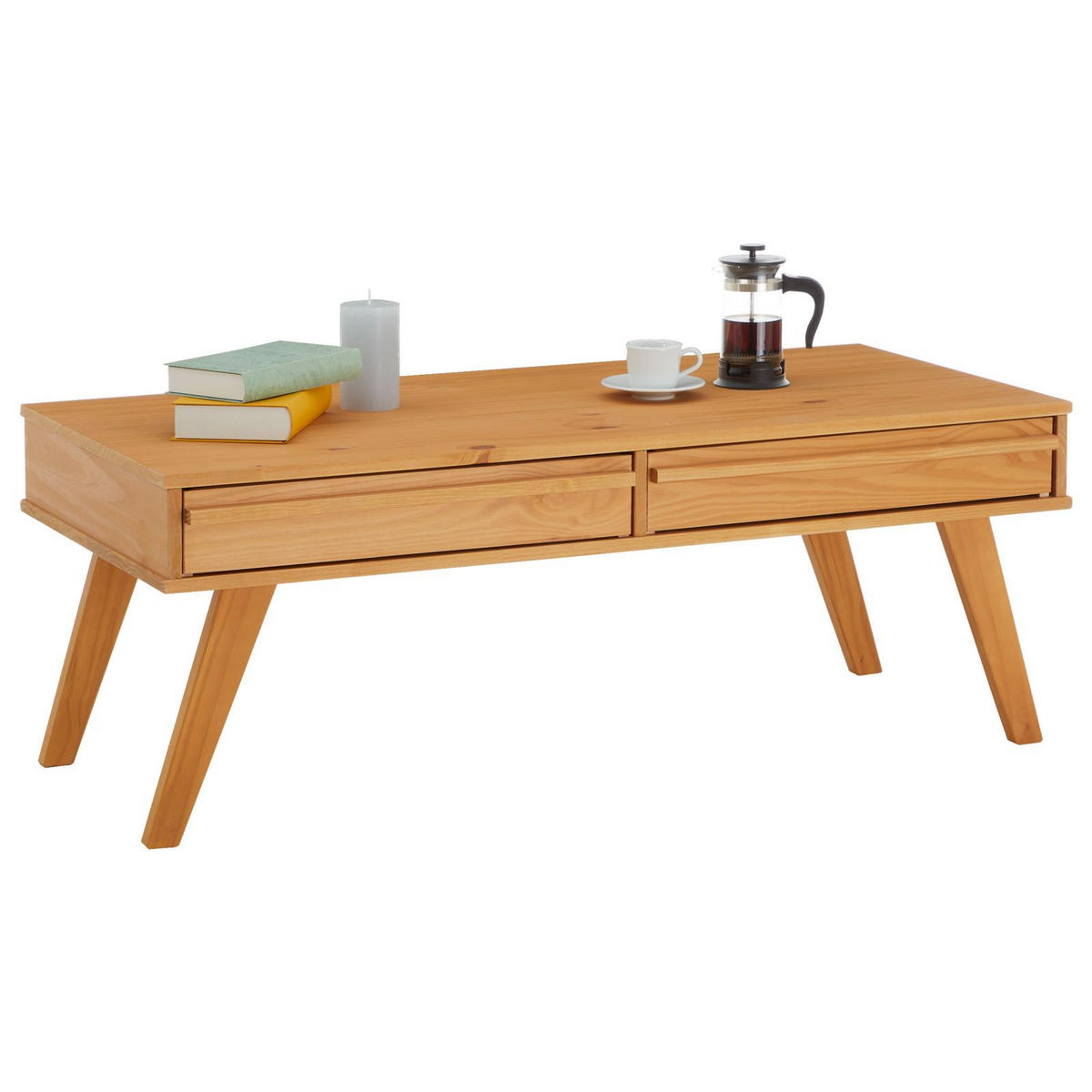 COUCHTISCH JONA - Kieferfarben, Holz (50/110/42cm) - IDIMEX