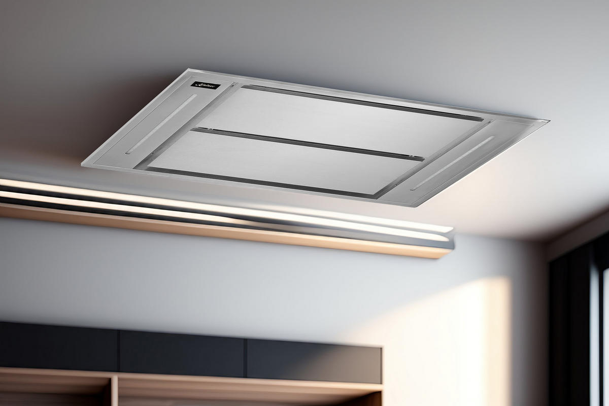 DUNSTABZUGSHAUBE EA 1145 Eco 110 cm Edelstahl - Silberfarben, Metall (110/27/70cm)