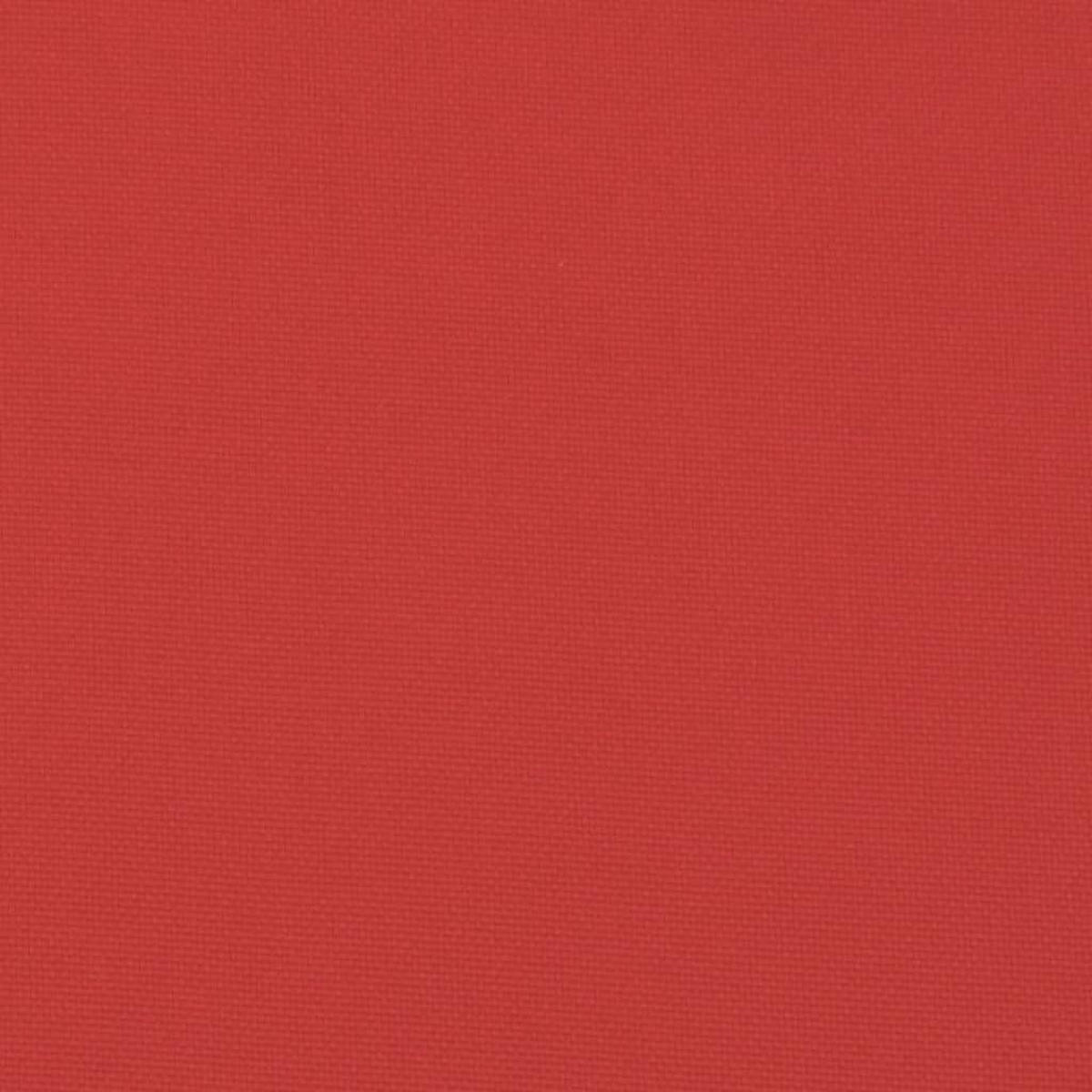 NIEDRIGLEHNER-AUFLAGEN 4 Stk. Rot Oxford-Gewebe - Rot, Textil (50/7/100cm) - vidaXL