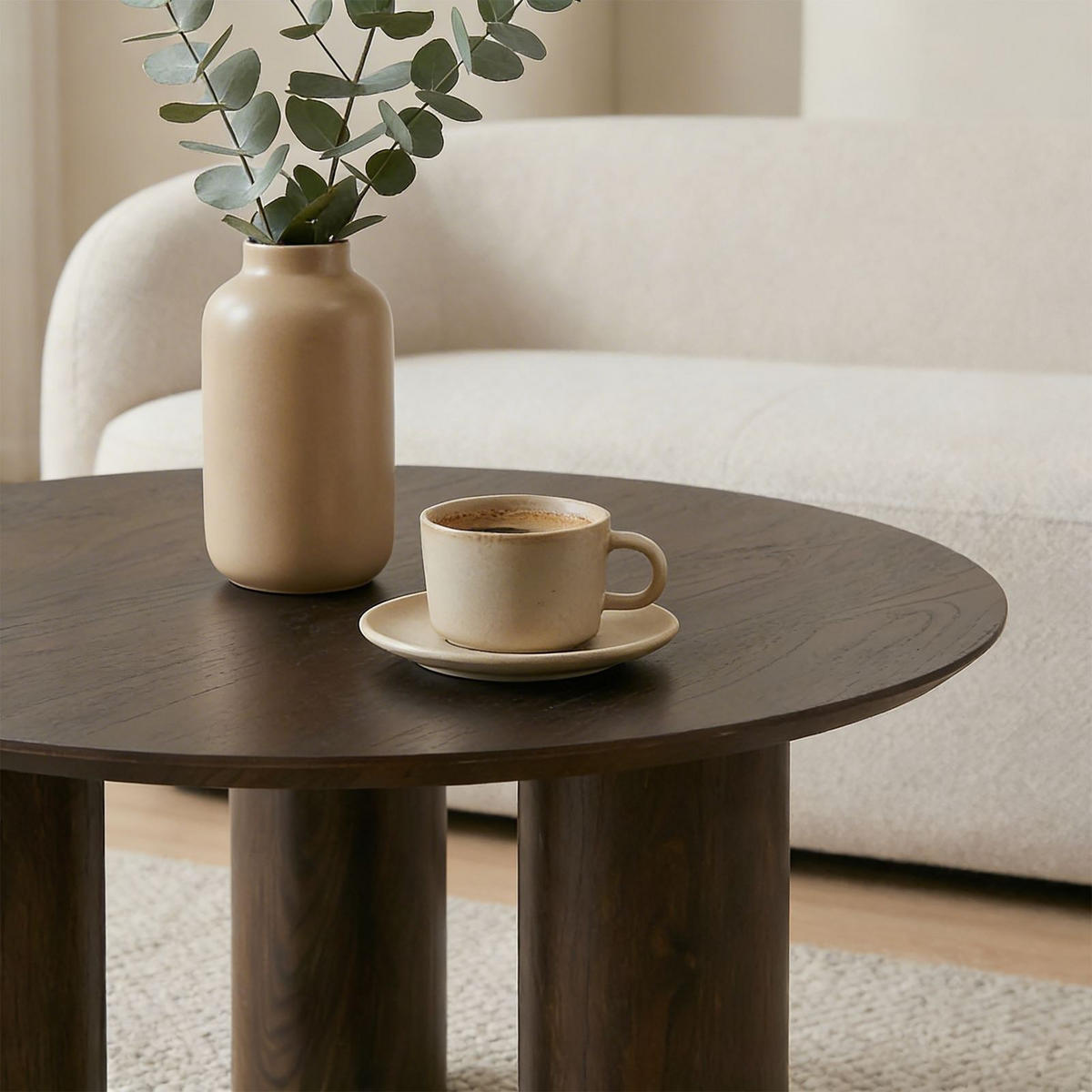 COUCHTISCH ESTER dunkelbraun - Dunkelbraun, Holzwerkstoff (70/70/40cm) - IDIMEX