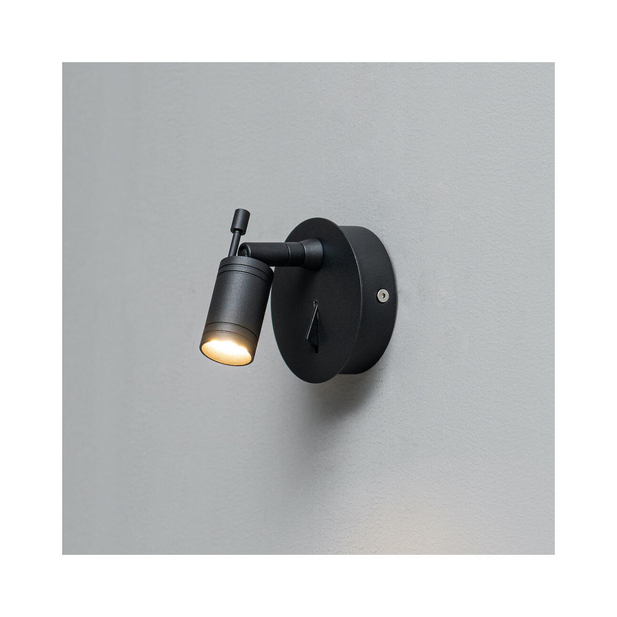 WANDLEUCHTE Minoa, Schwarz, 13cm - Schwarz, Metall (9/9/13cm) - KOSILUM