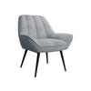 SESSEL Iturmis Muz 809L - Schwarz/Grau, Holz/Textil (73/89/72cm) - MIRJAN24