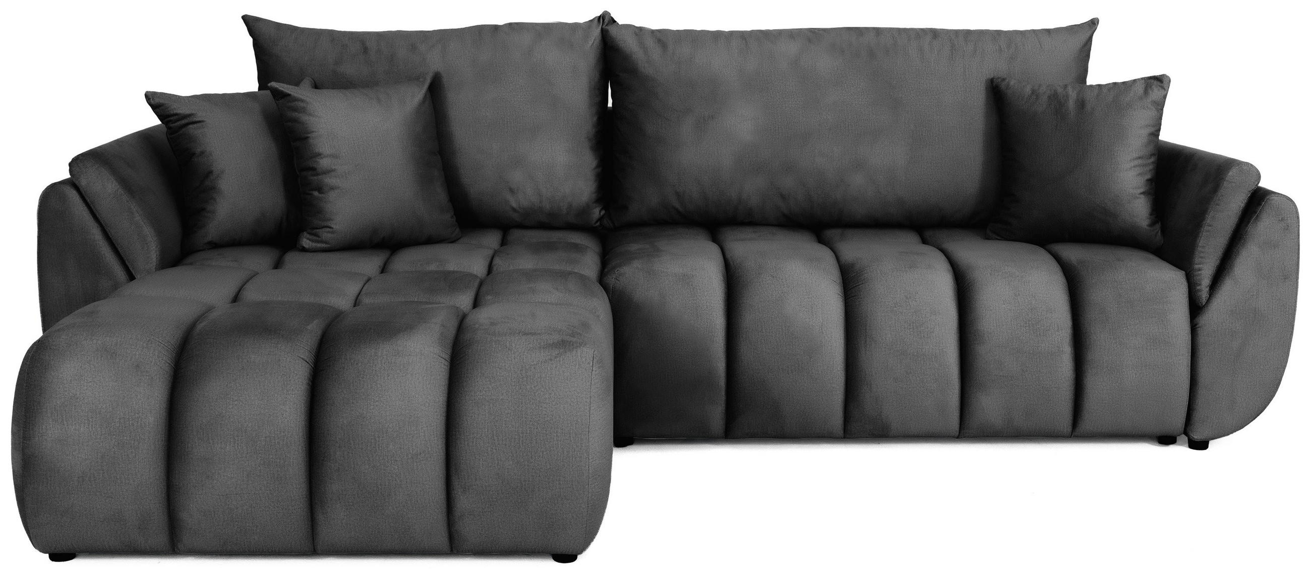 WFL Group Ecksofa Grau 280x184 cm