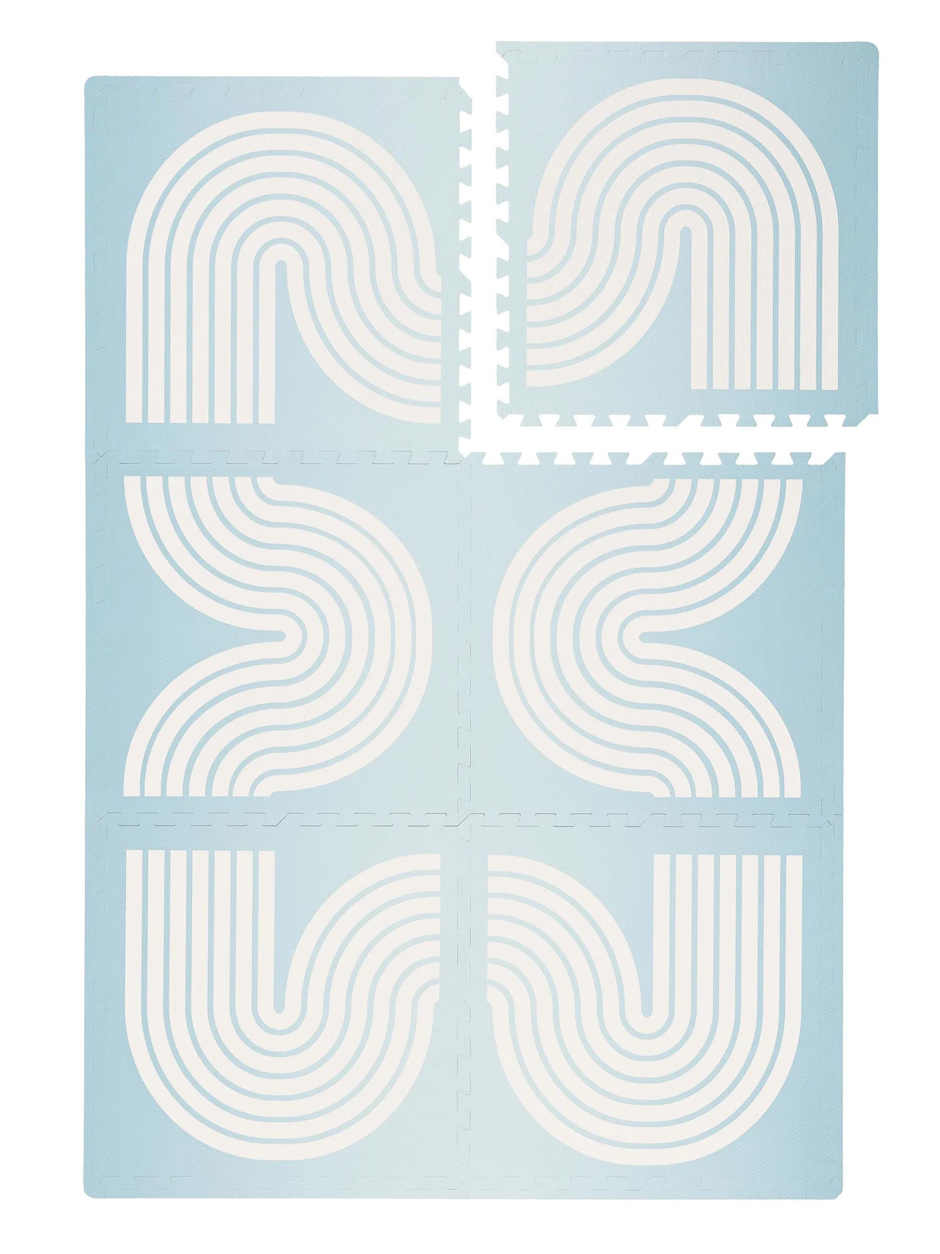 SPIELMATTE Archie Blau 120x180 cm - Blau, Textil (120/180cm) - Lytte