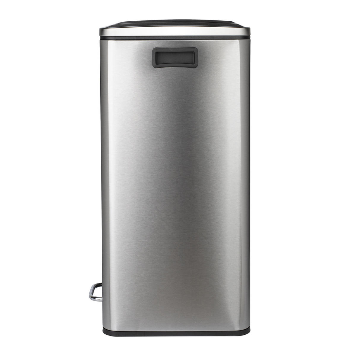 RECYCLINGMÜLLEIMER 60L, 2x30L Behälter- Edelstahl N°904 - Silberfarben, Metall (58.5/65/36cm) - Les Collectors