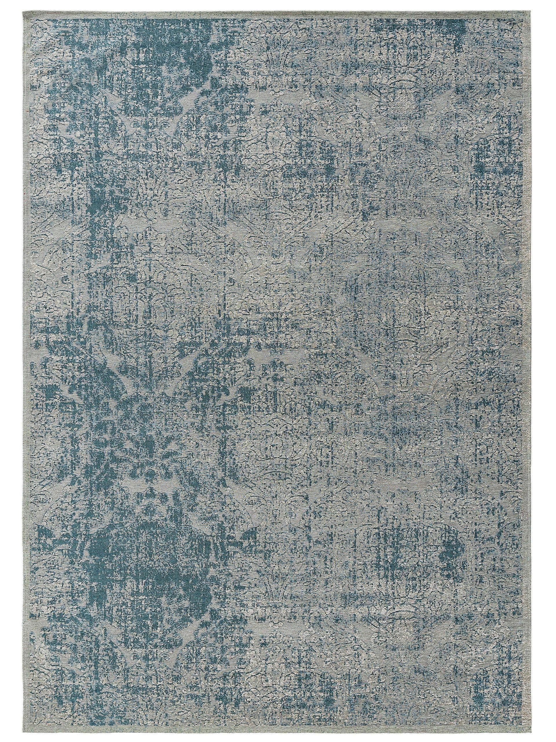 FLACHGEWEBETEPPICH Frencie Blau 300x400 cm - Blau, Textil (300/400cm) - benuta Nest