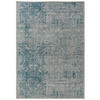 FLACHGEWEBETEPPICH Frencie Blau 200x285 cm - Blau, Textil (200/285cm) - benuta Nest