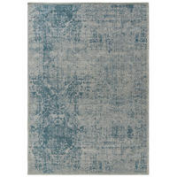 FLACHGEWEBETEPPICH Frencie Blau 120x180 cm - Blau, Textil (120/180cm) - benuta Nest