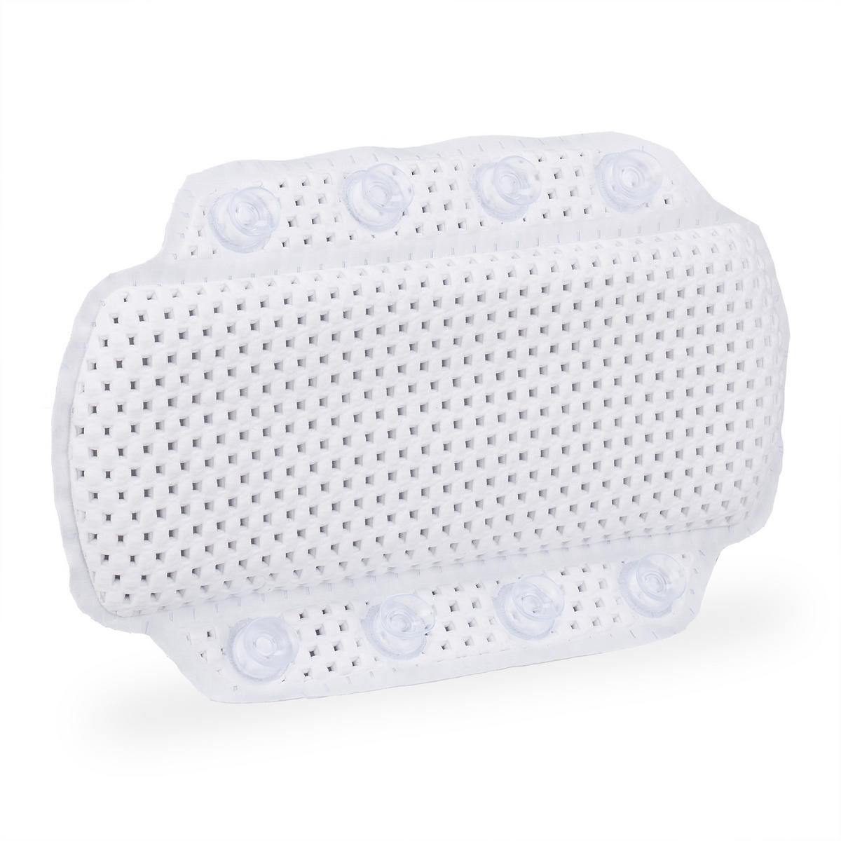 BADEWANNENKISSEN - Weiß, Kunststoff/Textil (30.5/3.5cm) - Relaxdays