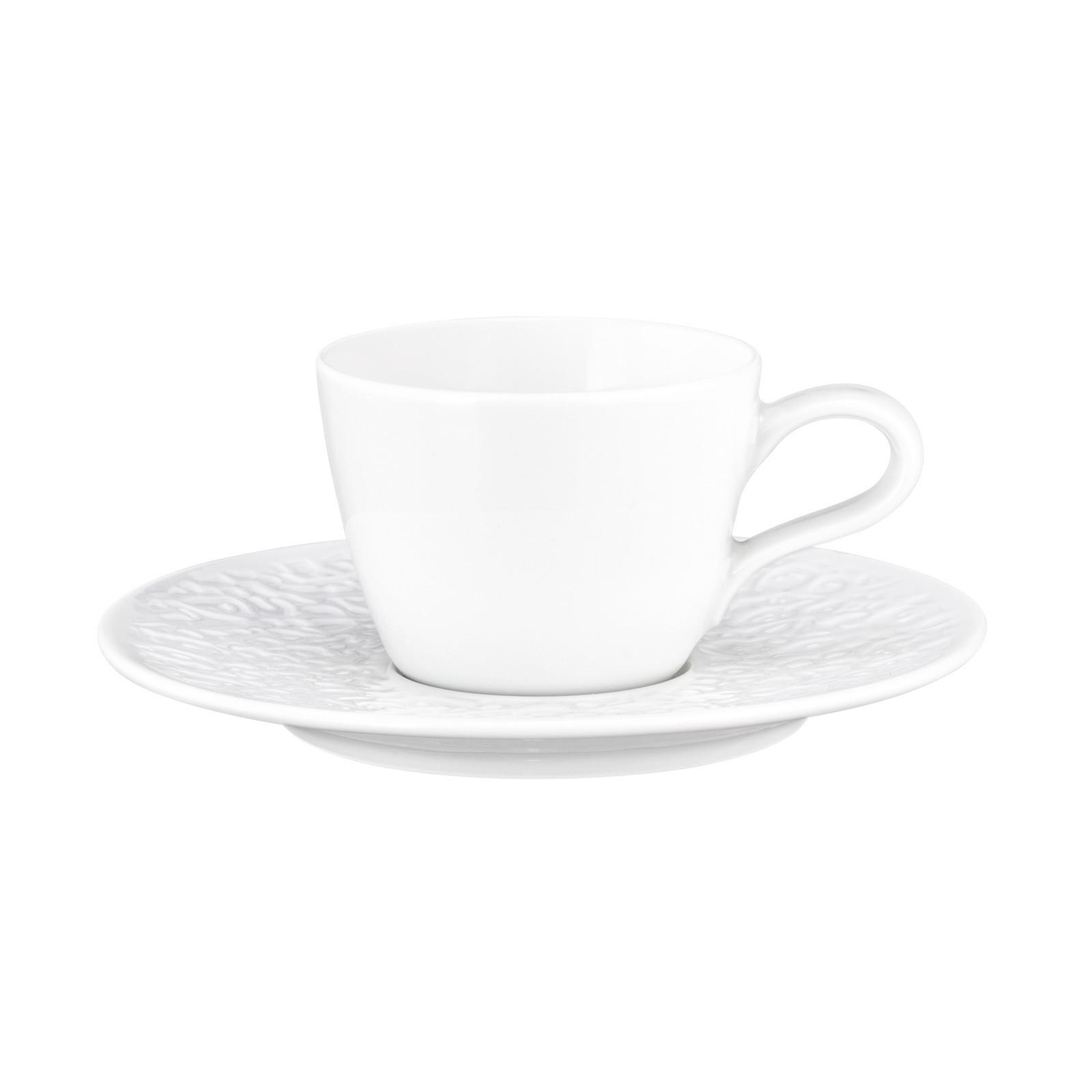 ESPRESSOTASSEN MIT UNTERTASSEN Nori Home weiß 90 ml 6er Set - Weiß, Keramik (13.6/6.6/13.6cm) - Seltmann Weiden