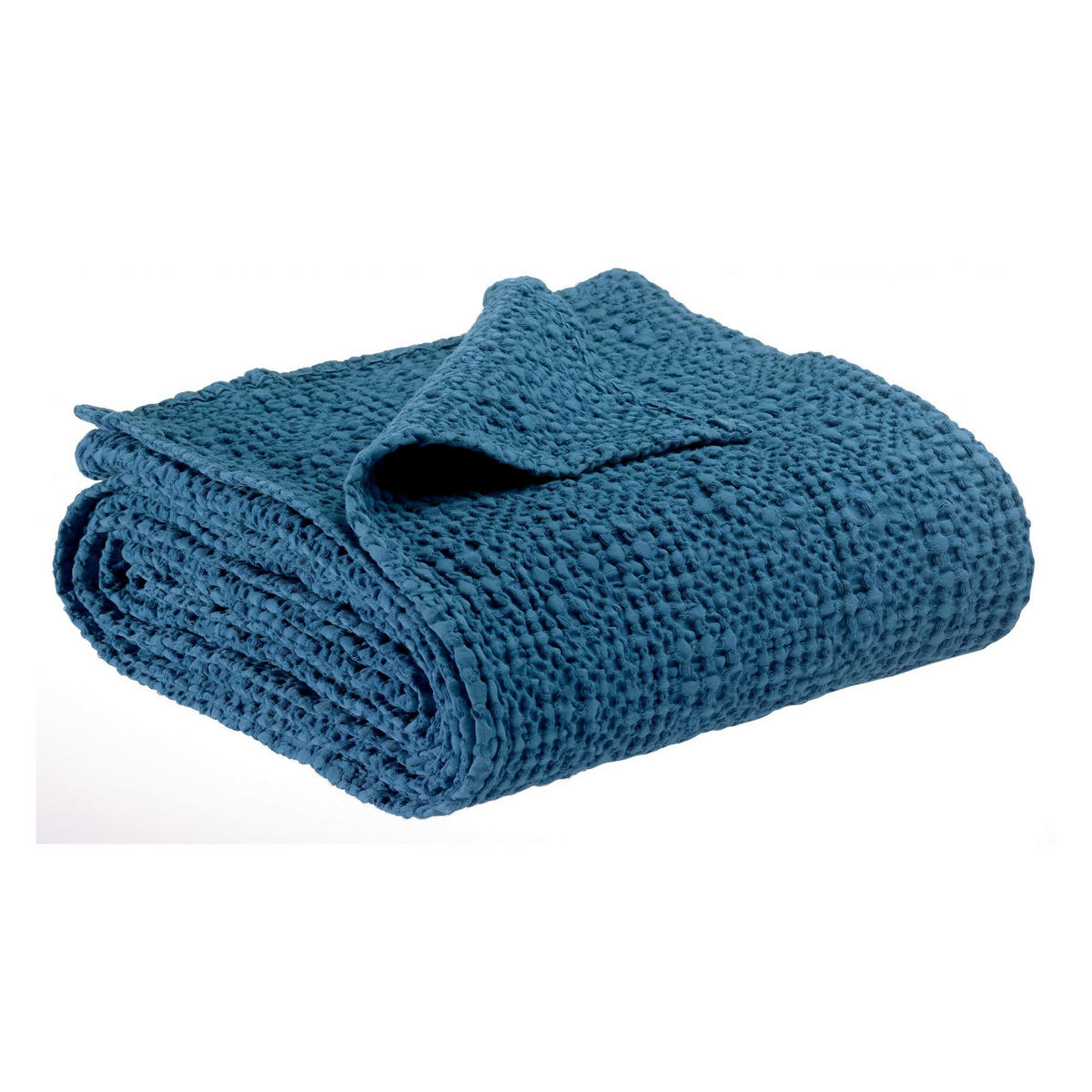 BETTÜBERWURF Tana touareg 180 x 260 cm - Dunkelblau, Textil (180/260cm) - Vivaraise
