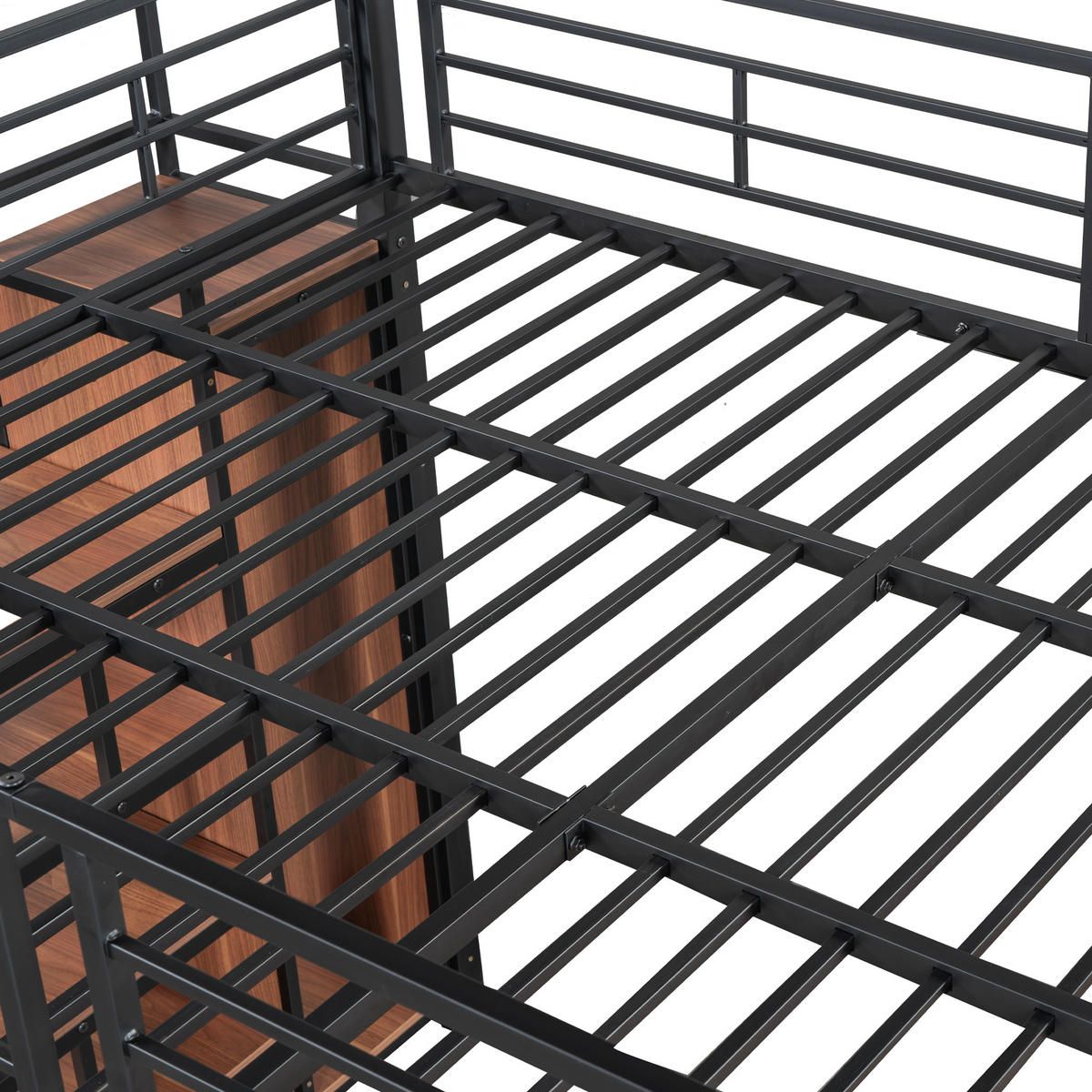 HOCHBETT 140/200 cm Schwarz - Schwarz, Metall - Raumix