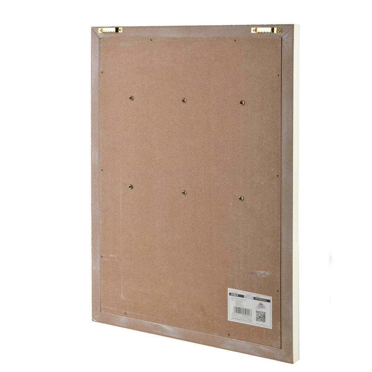 SCHLÜSSELHALTER Stacy Weiß 40x30x1,5 cm Holz - Weiß, Holz (1.5/30/40cm) - Mondex