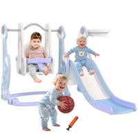 KINDERRUTSCHE DE-17978 Hellblau - Hellblau, Kunststoff (160/107/147.5cm) - ComfortXL