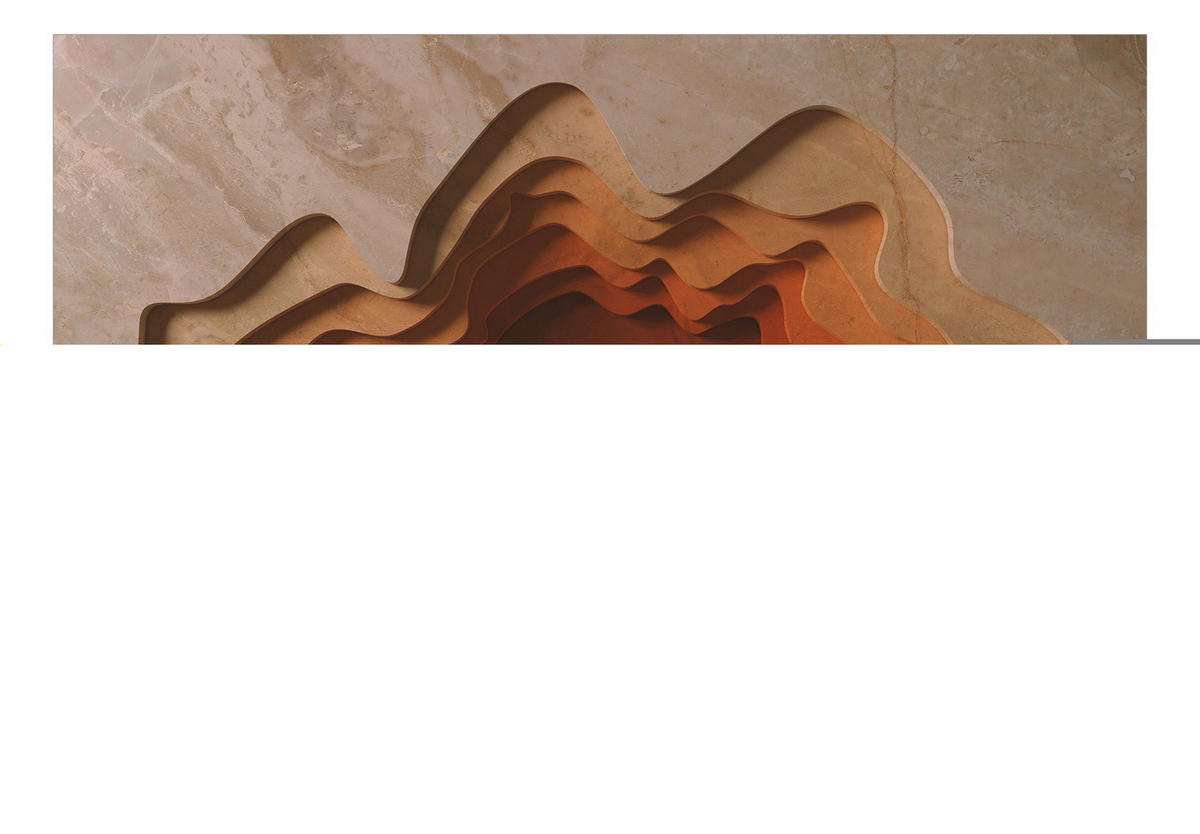 VLIESTAPETE Beige 400/280 cm - Beige/Orange, Textil (400/1cm) - KUNSTLOFT