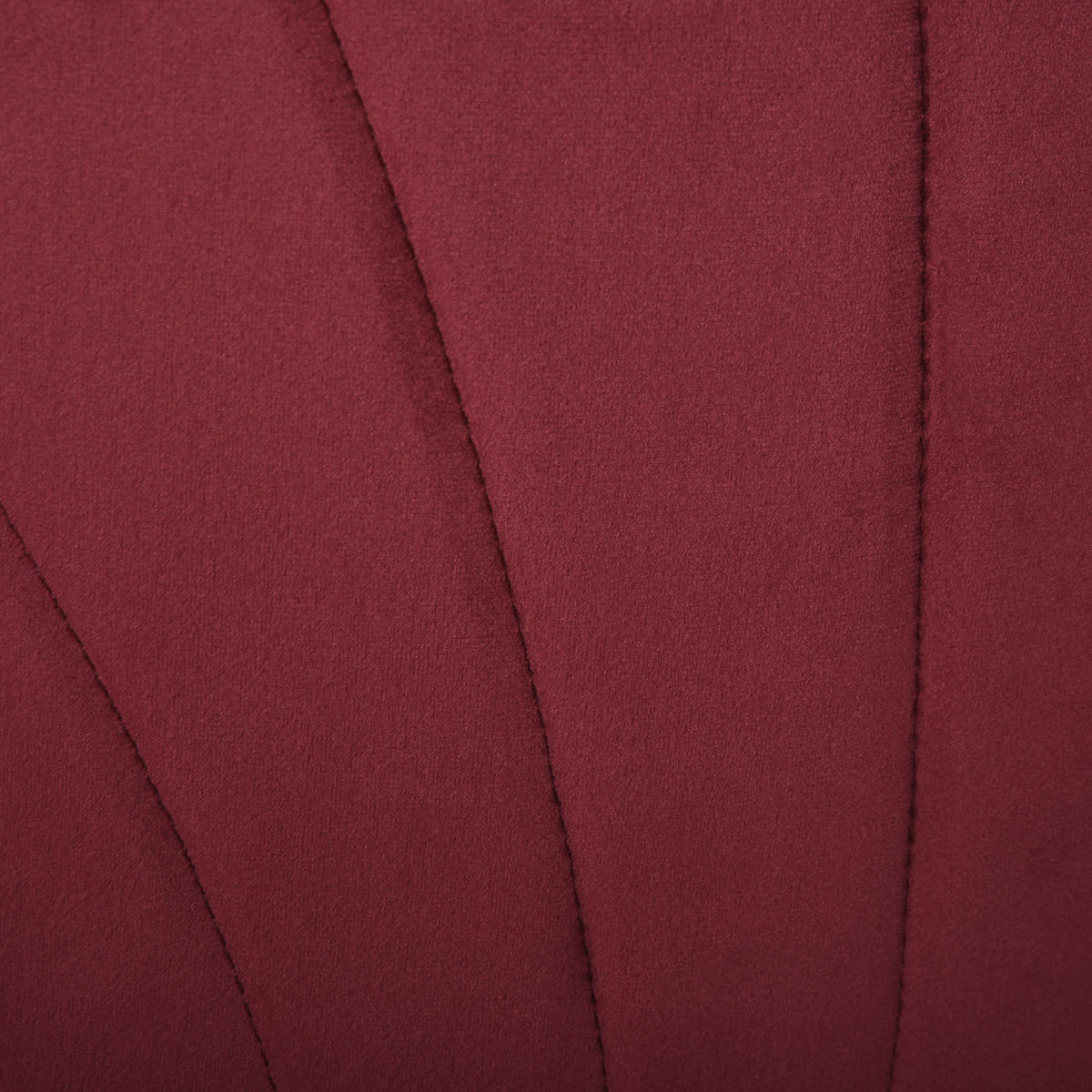 ESSZIMMERSTÜHLE 2er-Set DE-13181 Muscheldesign & Velours Bordeaux - Bordeaux, Metall (54/79/52cm) - ComfortXL
