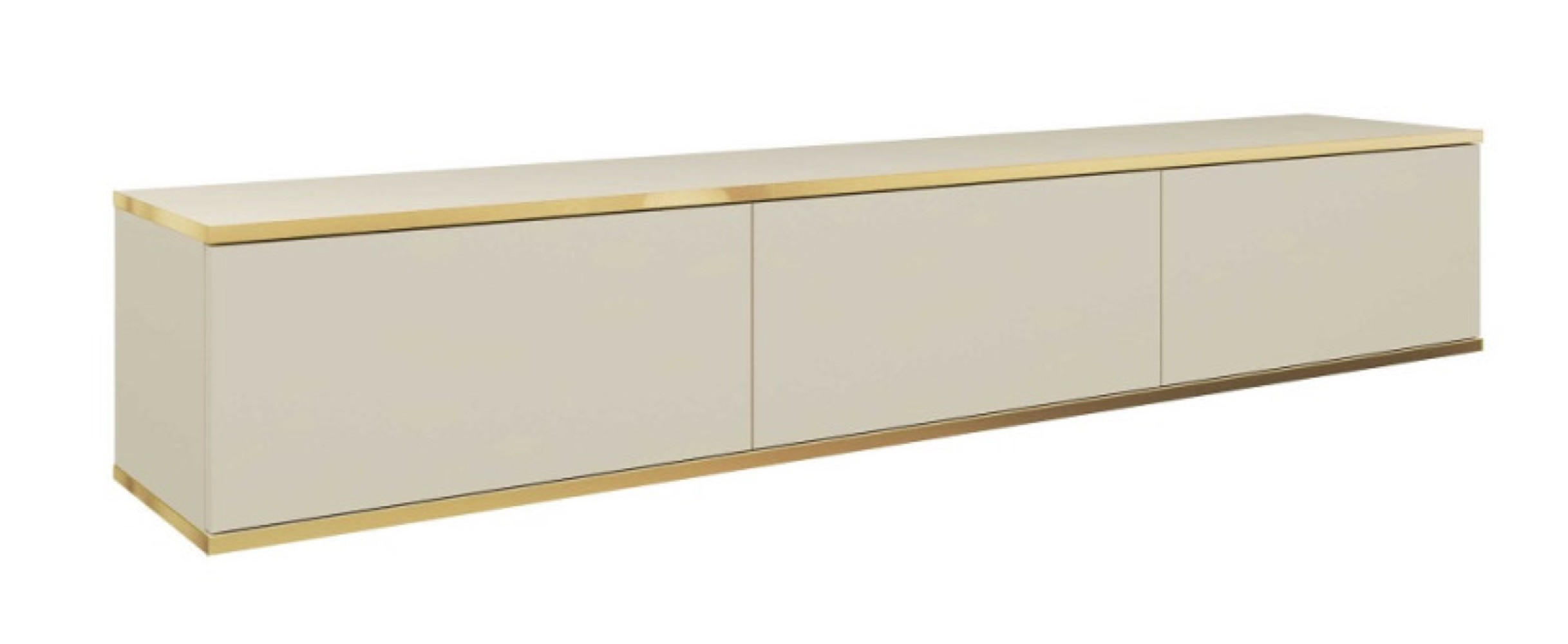TV-LOWBOARD Beige POLO Hängend 175 cm 175x32x30 cm - Beige, Holzwerkstoff (175/30/32cm) - Sepro Meble