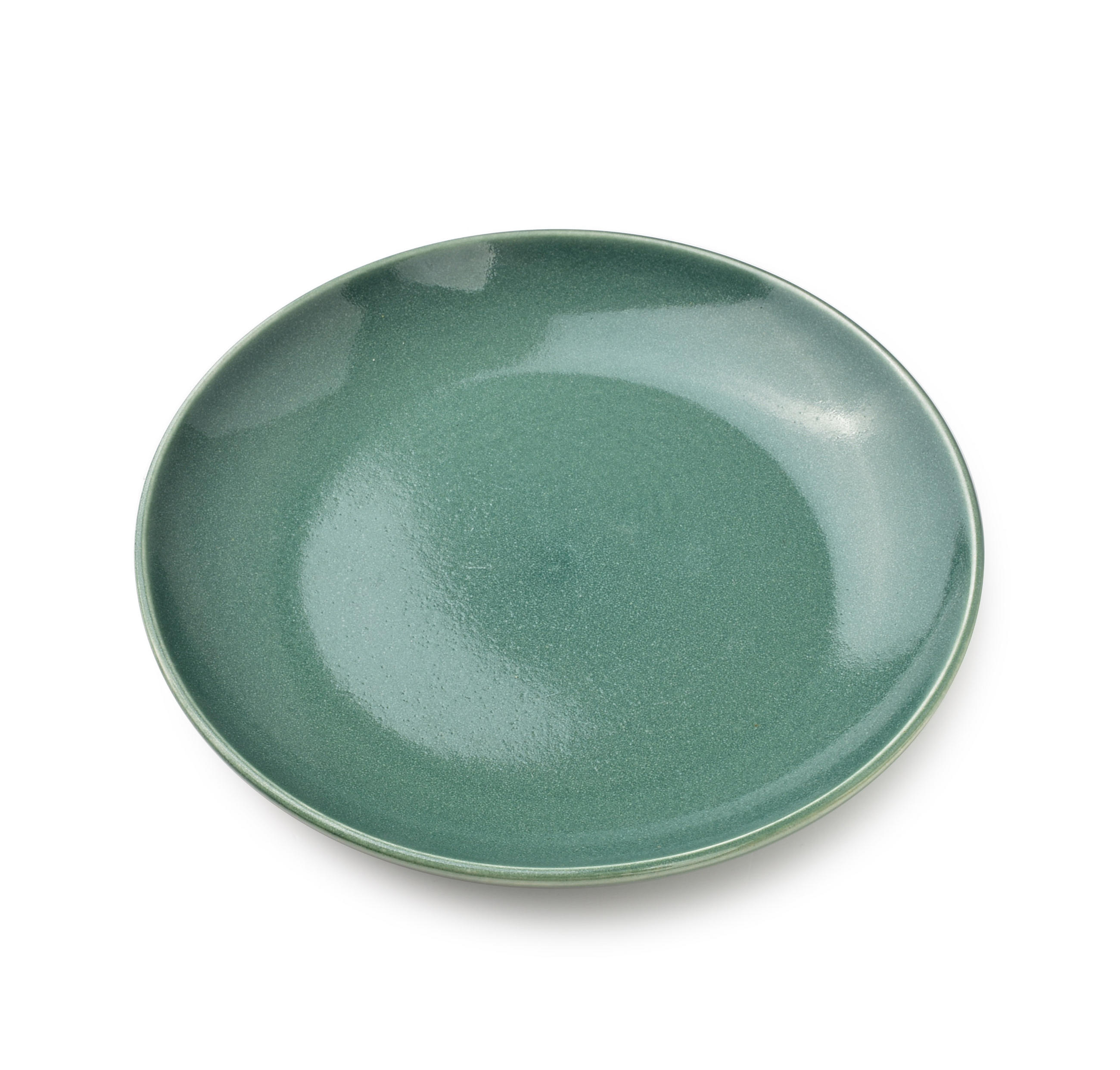 TELLER Basic Nature Grün 20.5/20.5/3 cm Keramik - Grün, Keramik (20.5cm) - Mondex