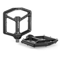 FAHRRADPEDALE CNC-Aluminium ultraflach mit 14 Anti-Rutsch-Pins Schwarz - Schwarz, Metall (11/1.5/12cm)