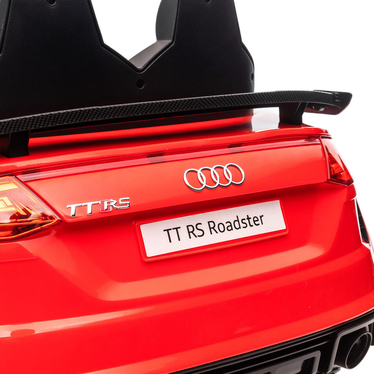 KINDER-ELEKTROAUTO DE-06091 12V mit 2,4G Fernbedienung und 2 Motoren Rot - Rot, Kunststoff/Metall (102/60/44cm) - ComfortXL