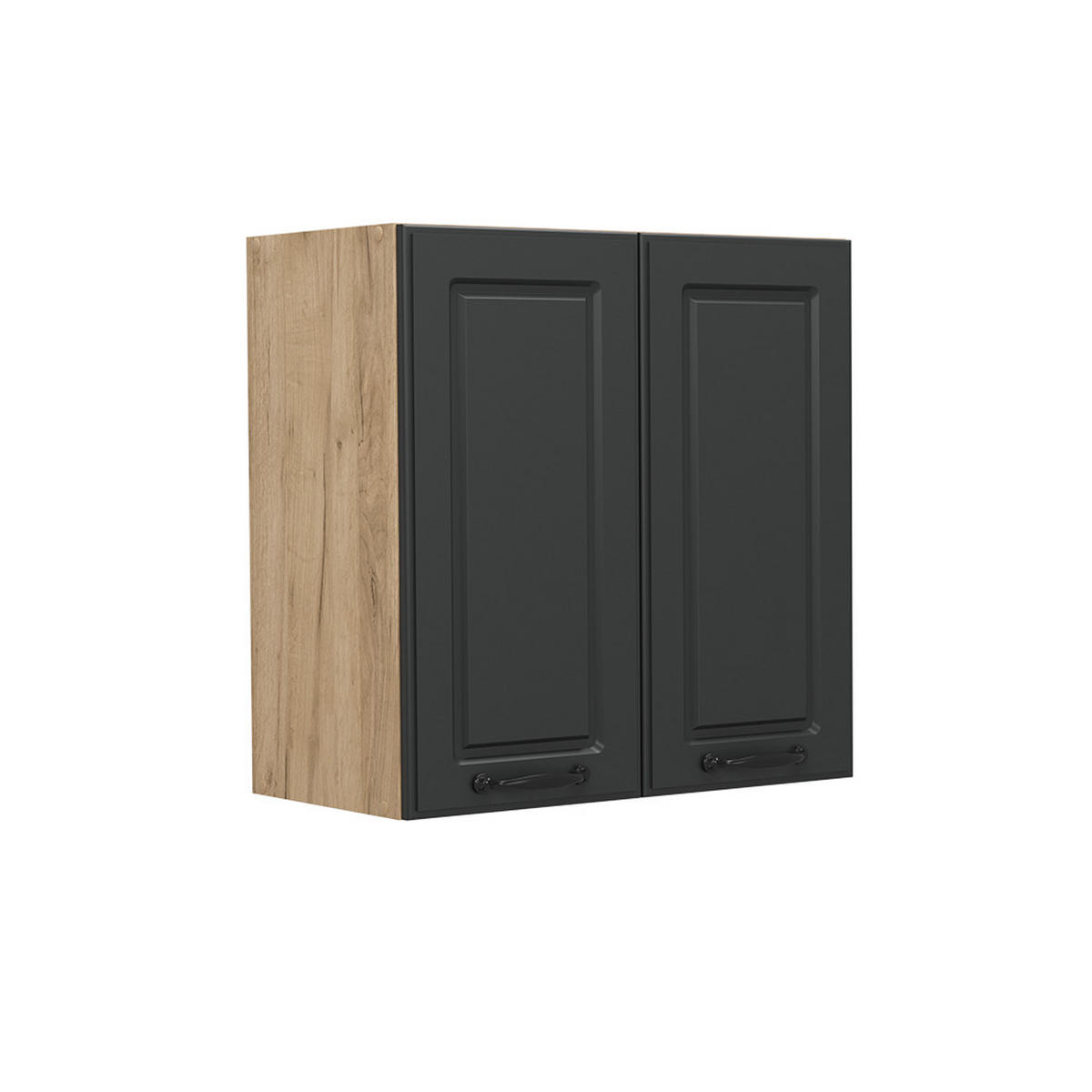 HÄNGESCHRANK R-Line Anthrazit Landhaus 60 cm - Honigeiche/Anthrazit, Holzwerkstoff (60/60/31cm) - Vicco
