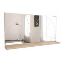 WANDSPIEGEL Transparent Designspiegel Modern - Transparent, Glas (120/60/2cm) - Ibonto