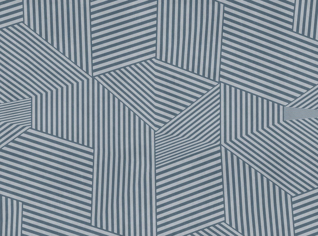 VLIESTAPETE Blau 371/280 cm - Blau/Grau, Textil (371/1cm) - KUNSTLOFT