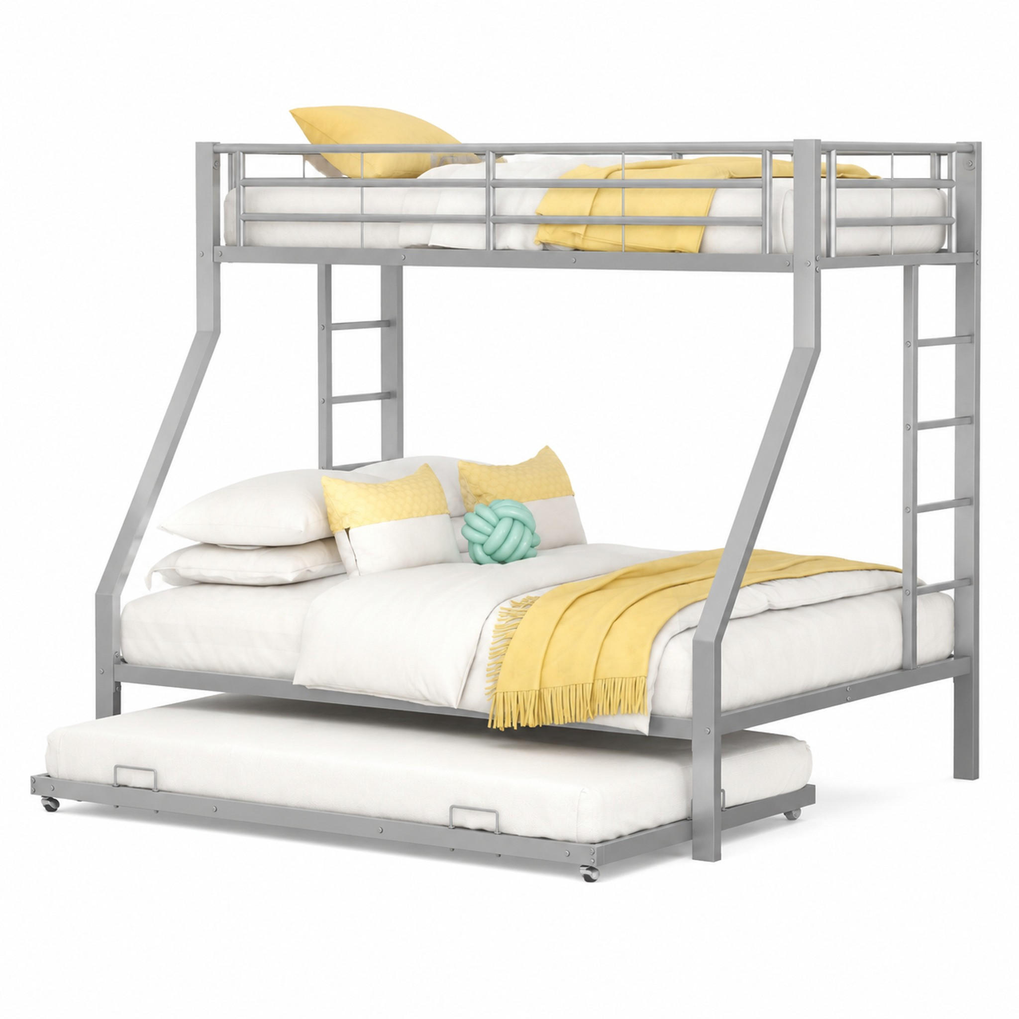 Meubliv Etagenbett Silber 140x200 cm