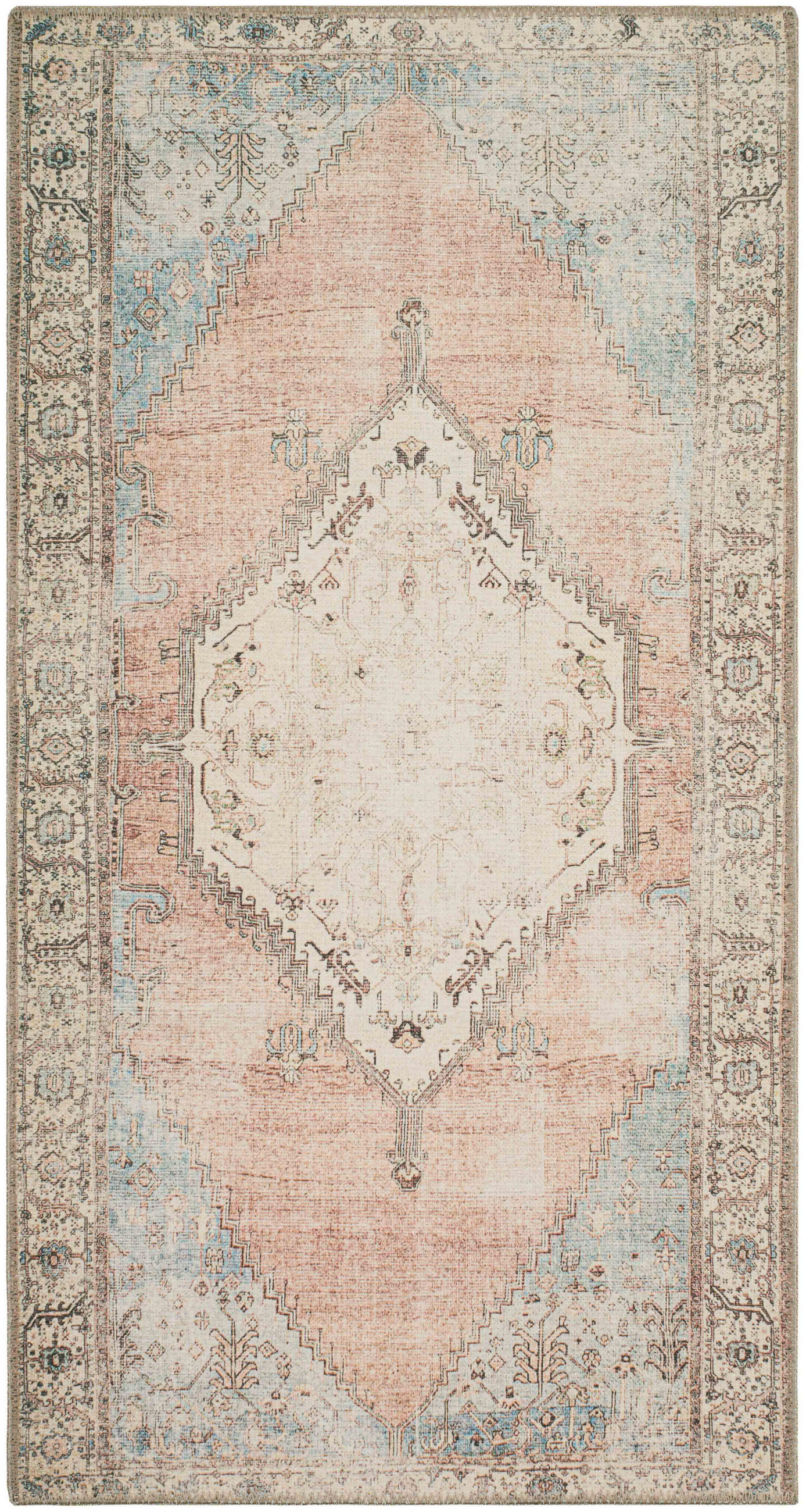 VINTAGE-TEPPICH Carry 80x150 cm - Multicolor, Textil (80/150cm) - Nazar Rugs