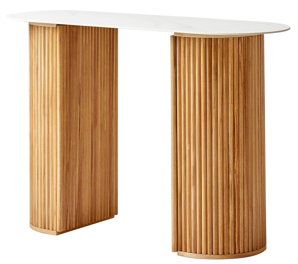 KONSOLENTISCH Rechteckig Braun 110 x 40 x 74 cm - Braun, Holz (40/110/74cm) - Nordlys